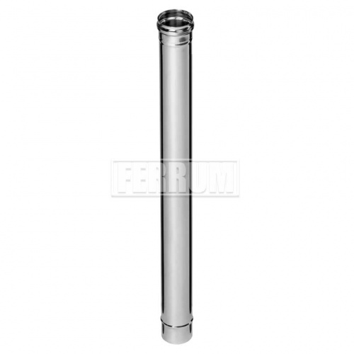 Дымоход Ferrum 1,0м из нержавеющей стали d180